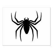 Schwarze Spider Gummistempel (Prägung)