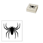 Schwarze Spider Gummistempel (Stempel)