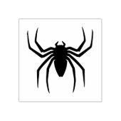 Schwarze Spider Gummistempel (Prägung)