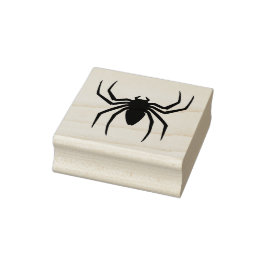 Schwarze Spider Gummistempel