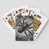 Schwarze Spider Spielkarten (Rückseite)