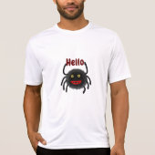 Schwarze Spinne T-Shirt (Vorderseite)