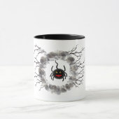 Schwarze Spinne Tasse (Zentrum)