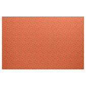 Schwarze Spinnen, Gemustert auf Orange Halloween Stoff (Yard (91,4 cm))
