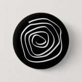 Schwarze Spirale Button (Vorderseite)