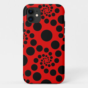 Schwarze Spiralpunkte - Persönlich gestalten Case-Mate iPhone Hülle