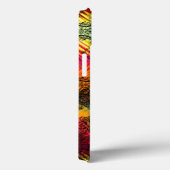 Schwarze Spitze auf Regenbogenglas Case-Mate iPhone Hülle (Rückseite / Rechts)