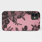 Schwarze Spitze Case-Mate iPhone Hülle (Rückseite (Horizontal))