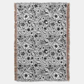 Schwarze Spitze Decke (Vorderseite Vertikal)