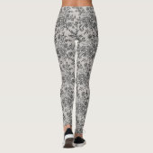 Schwarze Spitze Leggings (Rückseite)