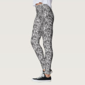 Schwarze Spitze-Leggings Leggings (Links)