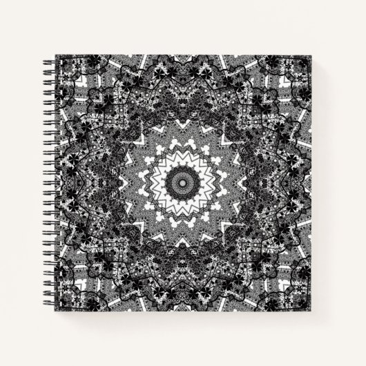 Schwarze Spitze Notizblock (Vorderseite)