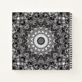 Schwarze Spitze Notizblock (Rückseite)