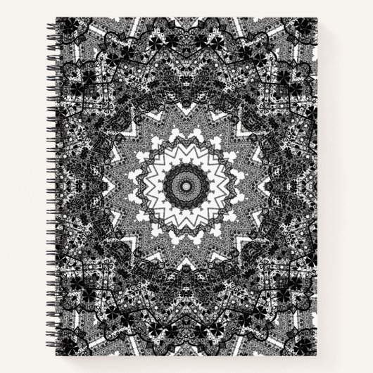 Schwarze Spitze Notizblock (Vorderseite)