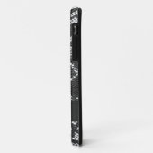 Schwarze Spitze personalisiert Case-Mate iPhone Hülle (Hinten/Links)