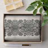 schwarze Spitze Seidenpapier (Geschenk)