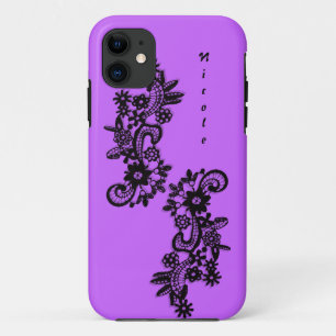 Schwarze Spitzen Applique iPhone 5/5S, Tough Xtrem 11 Hülle