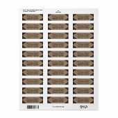 Schwarze Spitzen auf der Rustikal-Hochzeitskollekt (Vorne)