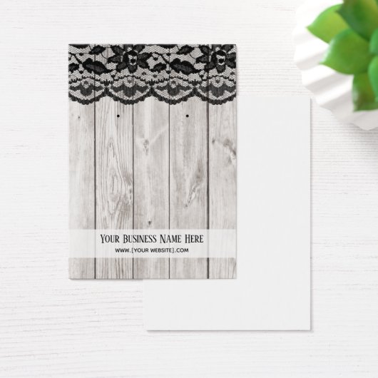 Schwarze Spitzen-Graue Holzkreuze (Schreibtisch)