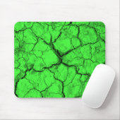 Schwarze Sprünge auf grüner Mausunterlage Mousepad (Mit Mouse)
