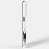 Schwarze Stadtsyline Case-Mate iPhone Hülle (Rückseite / Rechts)