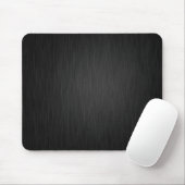Schwarze Stahlmausunterlage Mousepad (Mit Mouse)