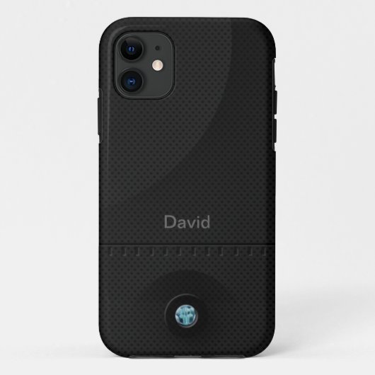 Schwarze StahlSamurais Case-Mate iPhone Hülle (Rückseite)