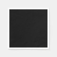 Schwarze Standard-Cocktail-Papier-Serviette