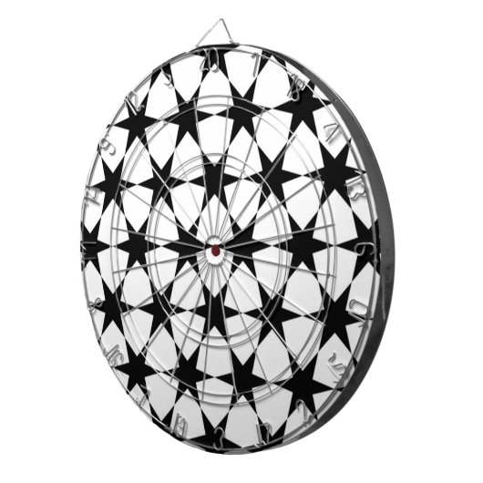 SCHWARZE STARTEN DARTSCHEIBE (Vorderseite rechts)