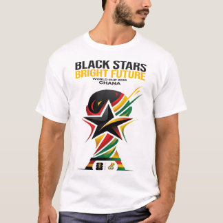 Schwarze Sterne Helle Zukunft T-Shirt