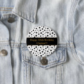 Schwarze Sterne mit der Schaltfläche "Meldung - Ge Button (Beispiel)