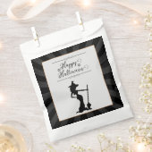 Schwarze Sternexplosion Hexe Halloween Geschenktütchen (Ausgeschnitten)