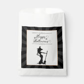 Schwarze Sternexplosion Hexe Halloween Geschenktütchen (Vorderseite)