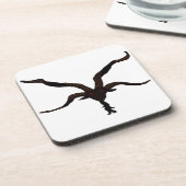 Schwarze Sternvulkanische Untersetzer (Linke Seite)