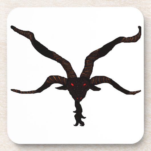 Schwarze Sternvulkanische Untersetzer (Vorderseite)