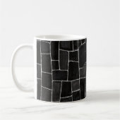 Schwarze Stiche Kaffeetasse (Links)