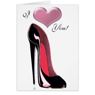 Schwarze Stilett-Schuh-Kunst