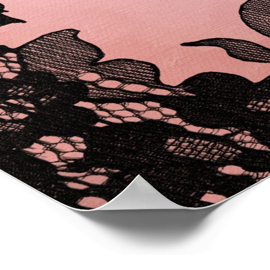 schwarze Stilettos Poster (Ecke)