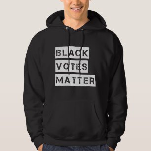 Schwarze Stimmen Materie Stencil benutzerdefiniert Hoodie