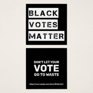 Schwarze Stimmen Matter Stencil Benutzerdefinierte