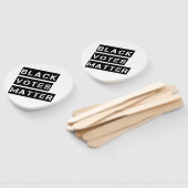 Schwarze Stimmen sind wichtig Stencil benutzerdefi Fächer (Non-assembled)