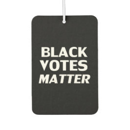 Schwarze Stimmen wichtig - Schwarz-weiße Lufterfri Autolufterfrischer