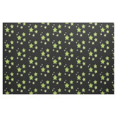 Schwarze Stoffe mit grünen Sternen (Fat Quarter (45,7 x 55,9 cm))