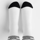 Schwarze Streifen auf weißen Socken hinzufügen (Oben)