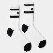 Schwarze Streifen auf weißen Socken hinzufügen (Rechts)