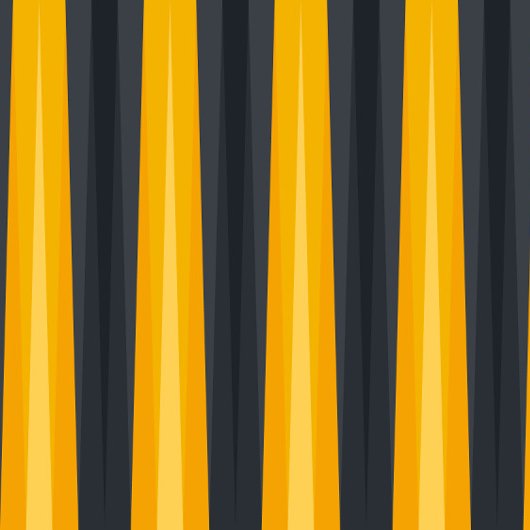 Schwarze Streifen Duffle Bag