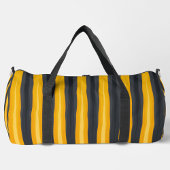 Schwarze Streifen Duffle Bag