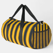 Schwarze Streifen Duffle Bag