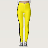 Schwarze Streifen Gelb Leggings oder Farben auswäh (Vorderseite)