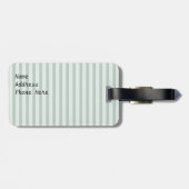 Schwarze Streifen-Gepäckanhänger-Schablone Gepäckanhänger (Rückseite horizontal)